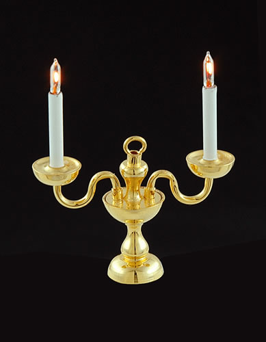 Dolls House Double Candelabra (YL1085)